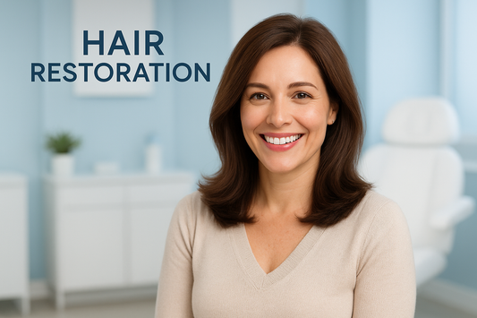 Woman hair restoration service image