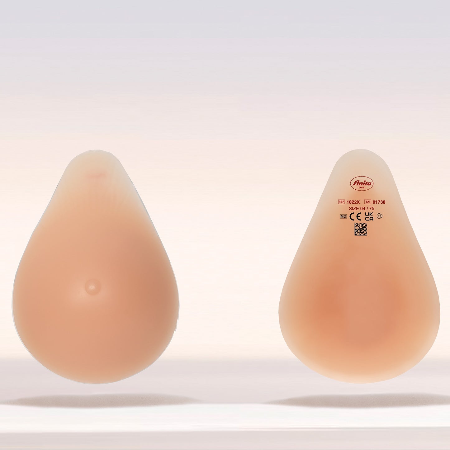 SIL full breast form drop shape Style no. 1022X